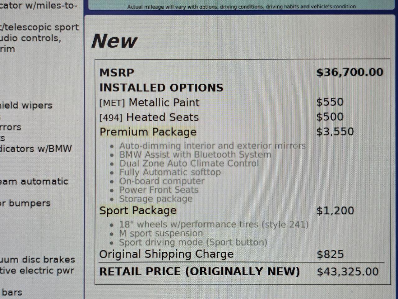 Used 2008 BMW Z4 3.0i RWD image 19