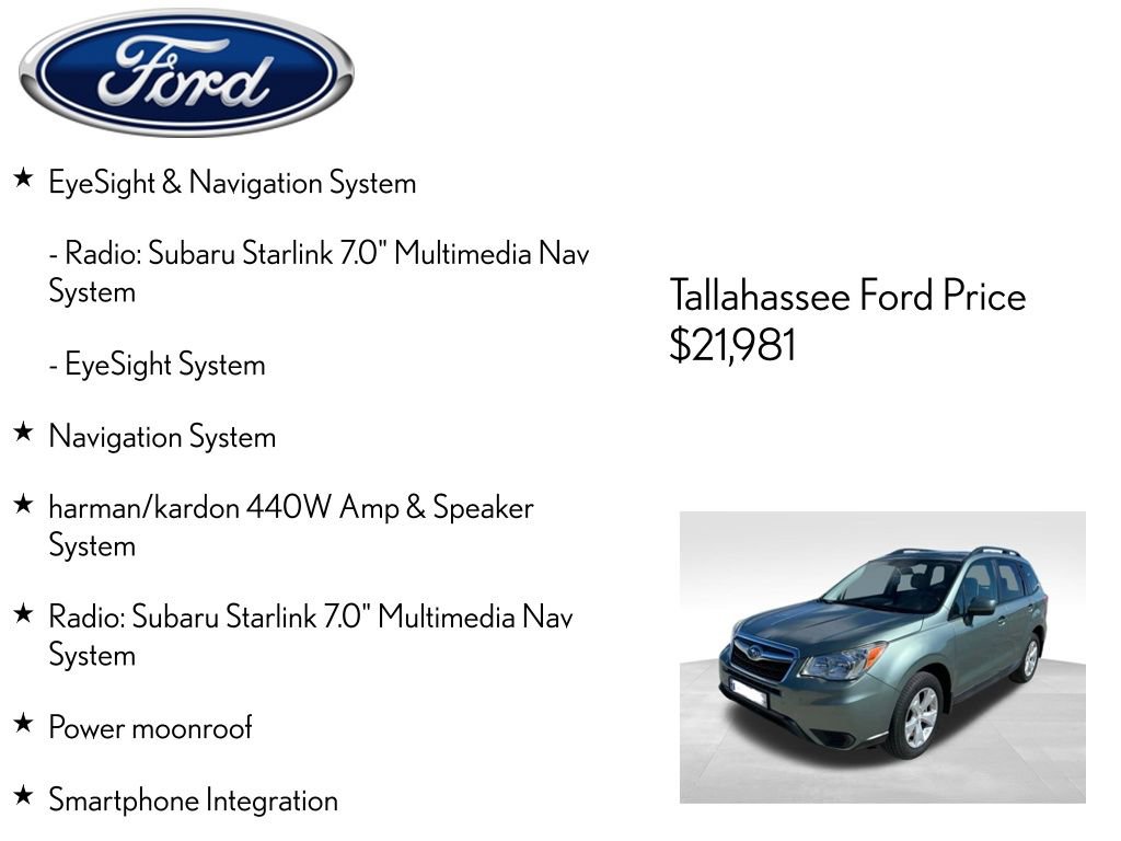 Used 2016 Subaru Forester 2.5i Touring w/ Eyesight & Navigation System image 6