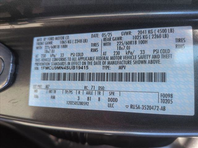 Used 2025 Ford Escape ST-Line AWD/4WD image 25