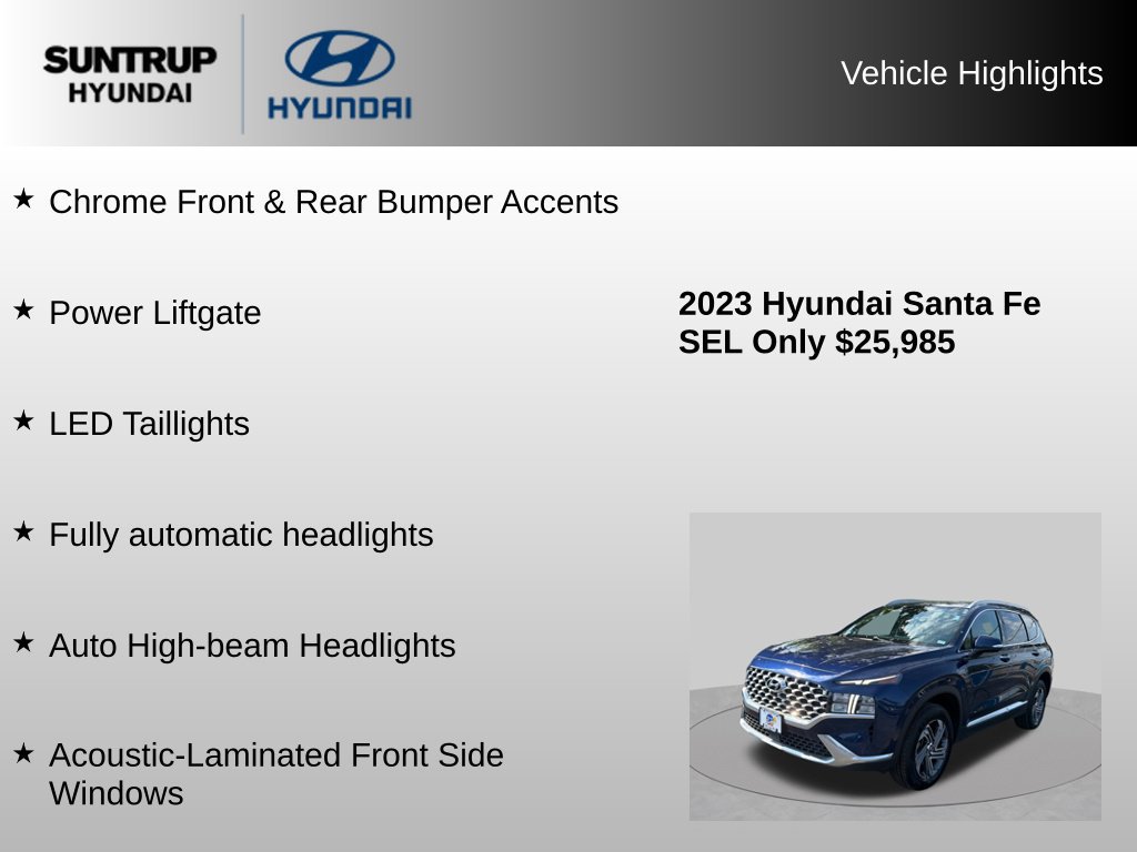 Used 2023 Hyundai Santa Fe SEL w/ Premium Package AWD/4WD image 23