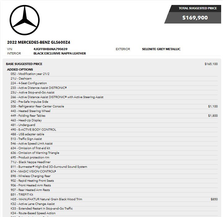 Used 2022 Mercedes-Benz Maybach GLS 600 4MATIC image 5