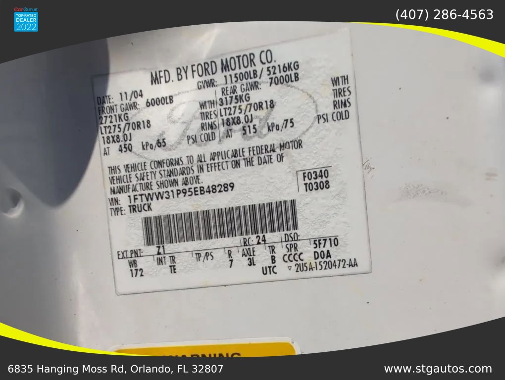 Used 2005 Ford F350 XL image 31