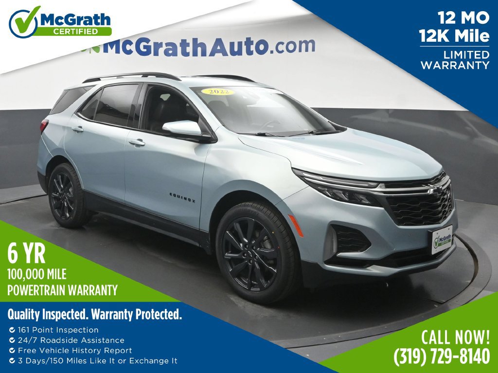 Used 2022 Chevrolet Equinox RS w/ Infotainment Package AWD/4WD image 1