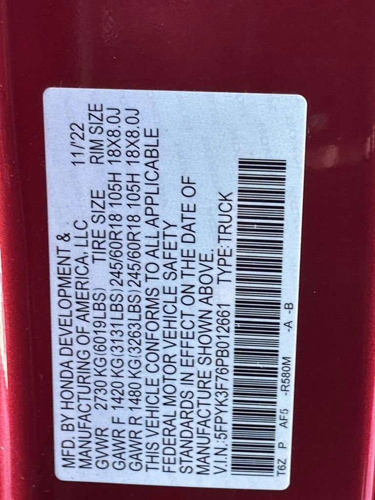 Certified 2023 Honda Ridgeline RTL-E image 31