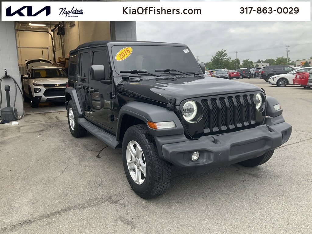 Used 2018 Jeep Wrangler Unlimited Sport S