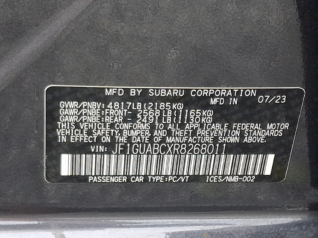 Certified 2024 Subaru Impreza 2.0i AWD/4WD image 27