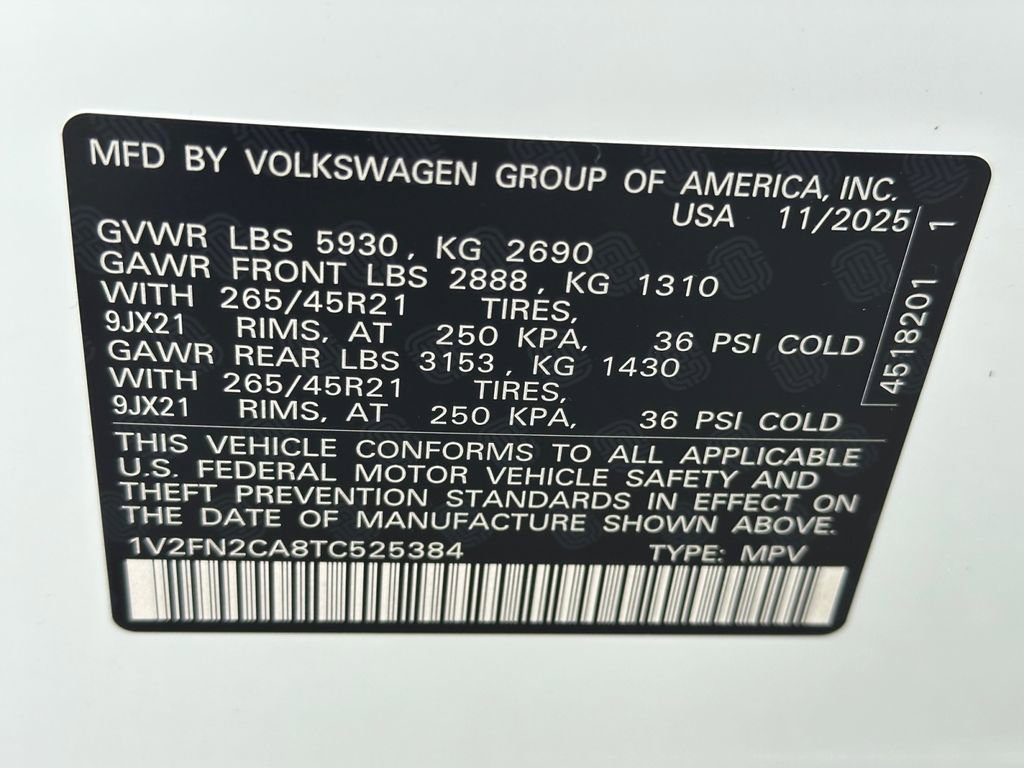 New 2026 Volkswagen Atlas SEL Premium R-Line image 23