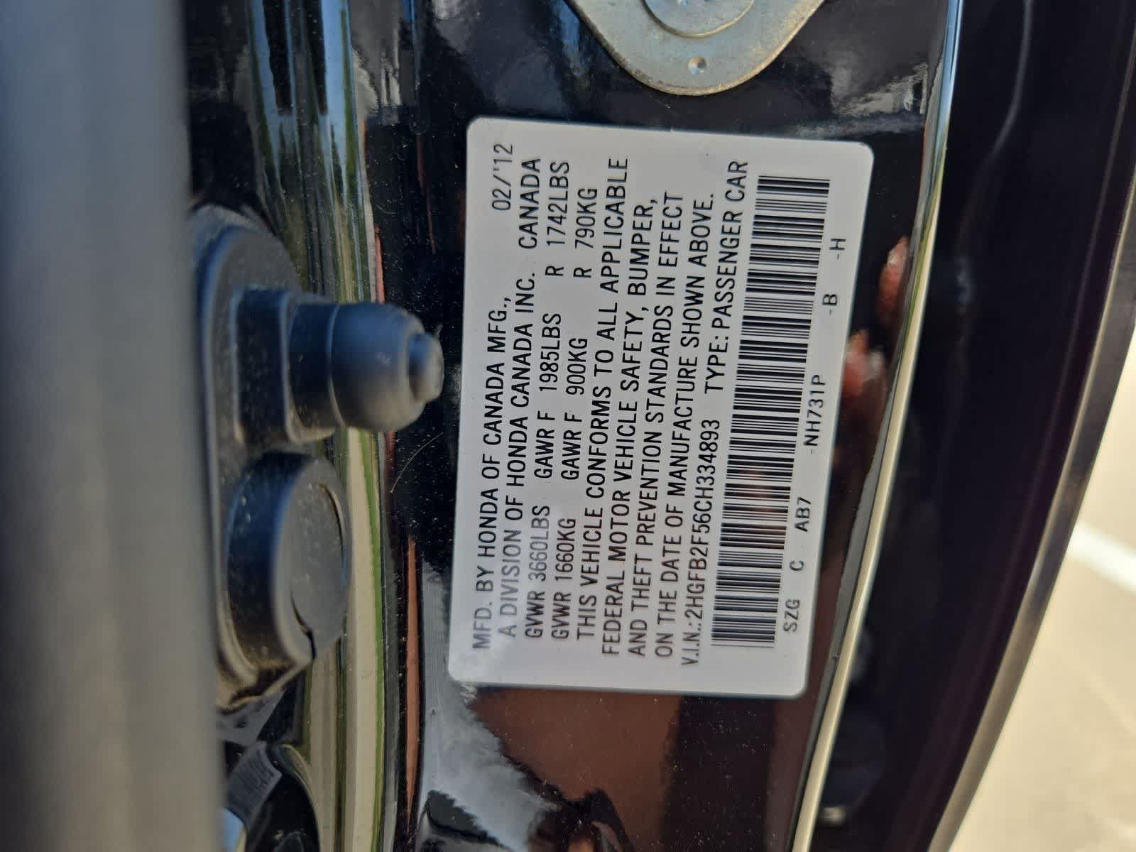 Used 2012 Honda Civic LX image 29