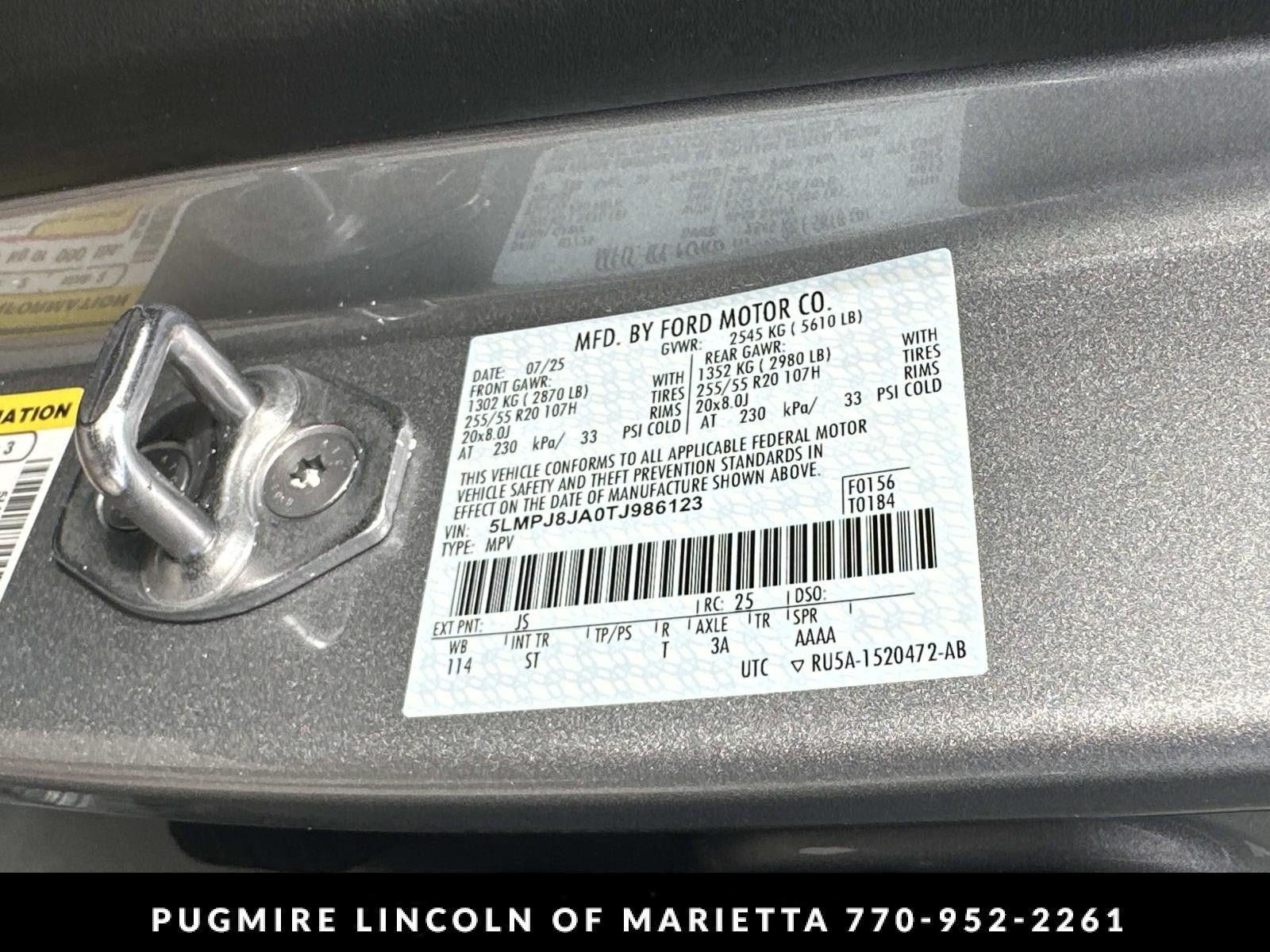 New 2026 Lincoln Nautilus Premier w/ Equipment Group 102A AWD/4WD image 38