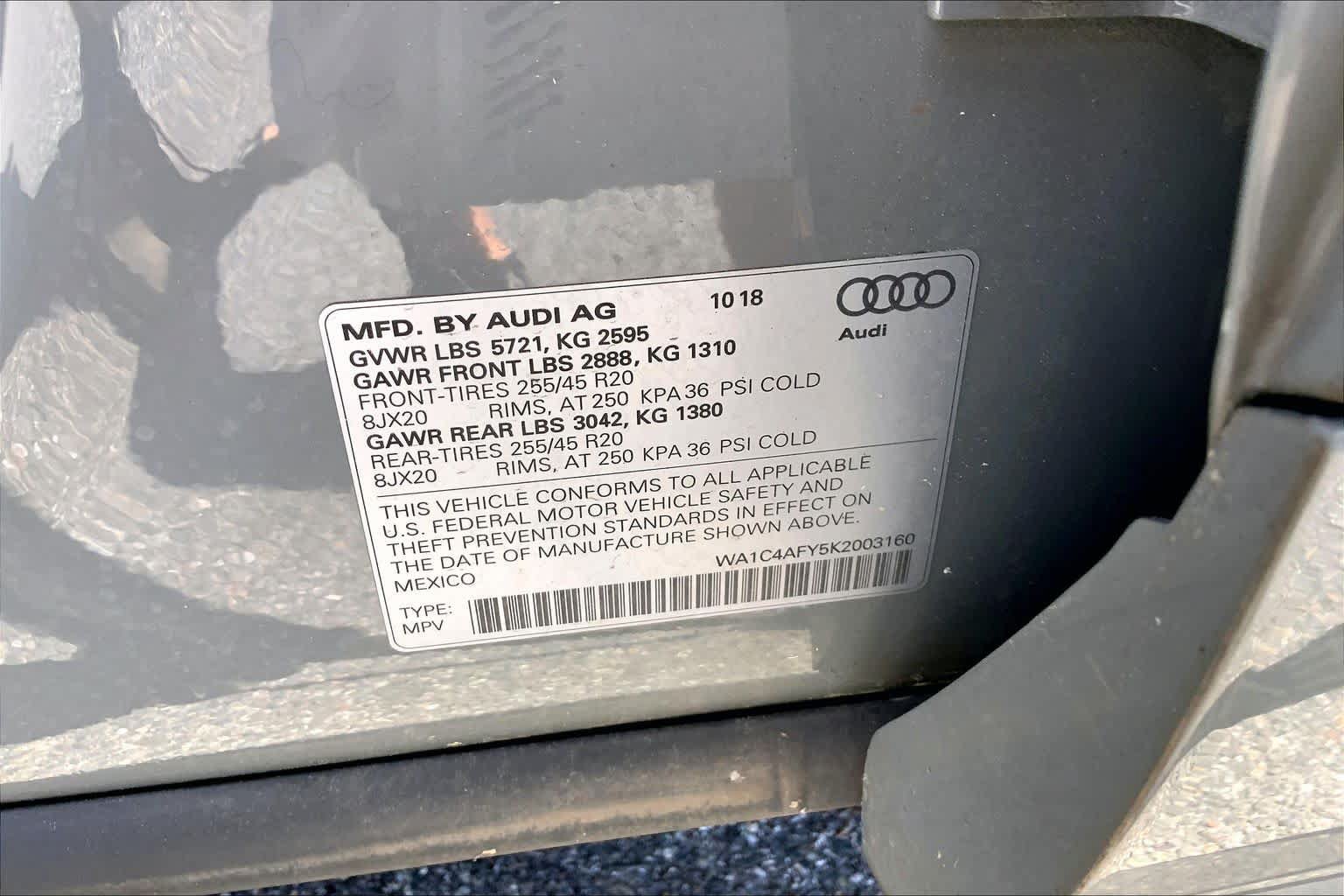 Used 2019 Audi SQ5 Prestige AWD/4WD image 37
