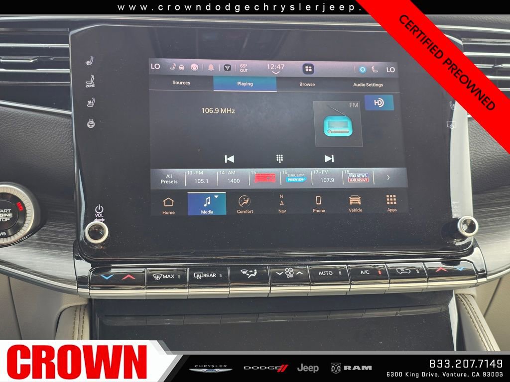 Certified 2024 Jeep Wagoneer L Series II w/ Flexible Seating Group image 28