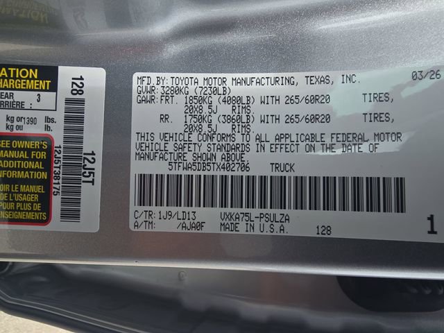 New 2026 Toyota Tundra Limited image 35