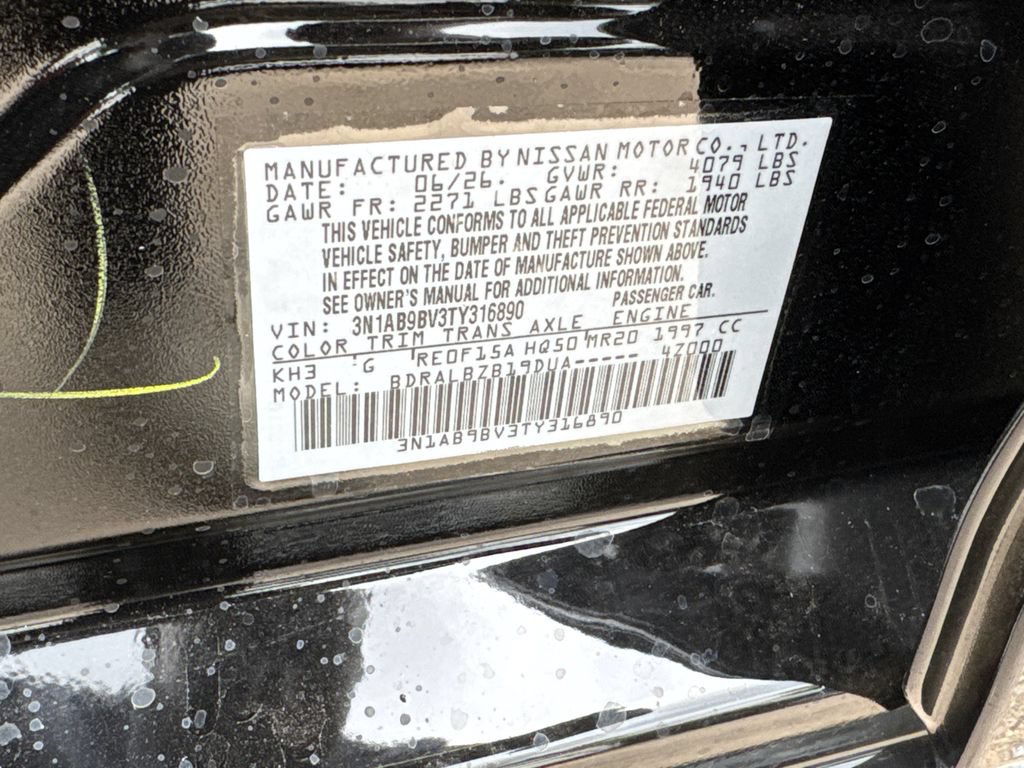 New 2026 Nissan Sentra S w/ Floor Mat Package FWD image 28