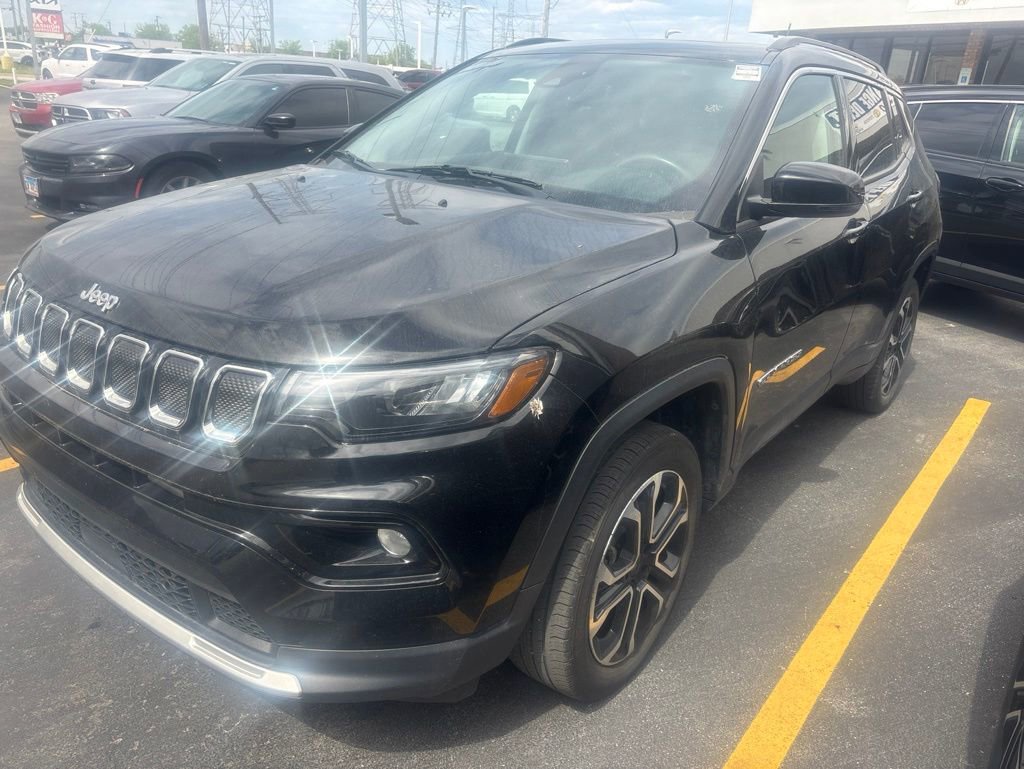 Used 2022 Jeep Compass Limited w/ Sun and Sound Group AWD/4WD image 1
