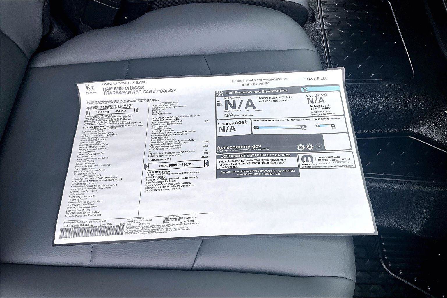 New 2026 RAM 5500 Tradesman image 14