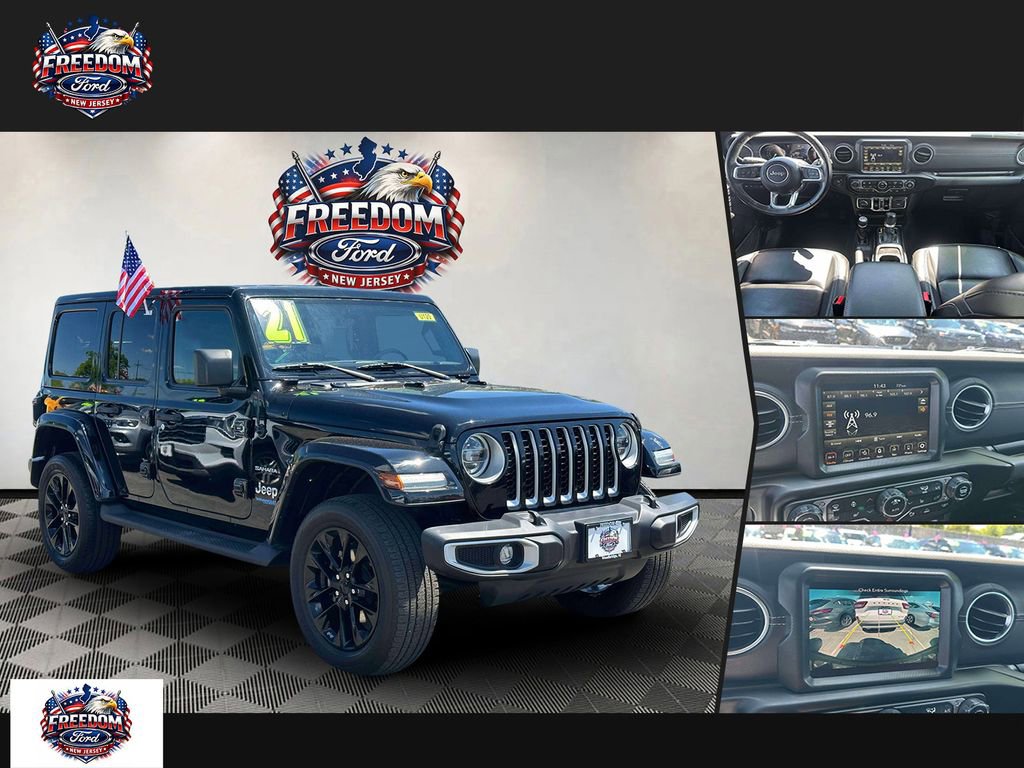 Used 2021 Jeep Wrangler Unlimited Sahara w/ Cold Weather Group AWD/4WD image 1