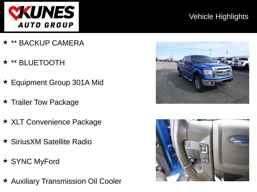 Used 2013 Ford F150 XLT w/ XLT Chrome Pkg AWD/4WD image 2