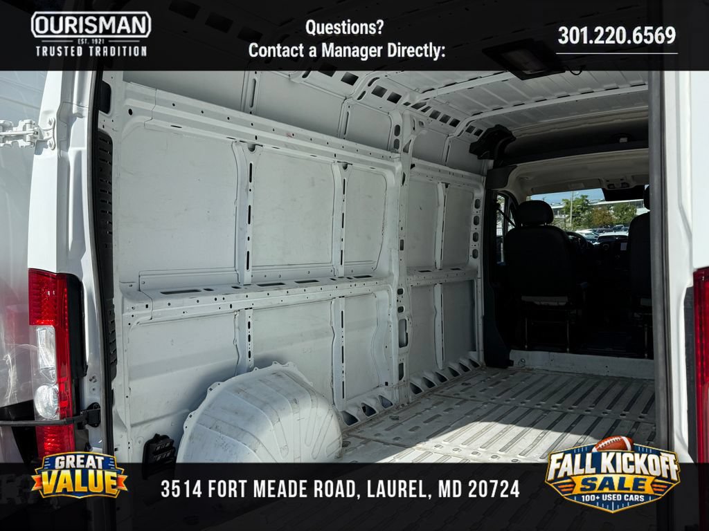 Used 2025 RAM ProMaster 2500 w/ Convenience Group FWD image 20