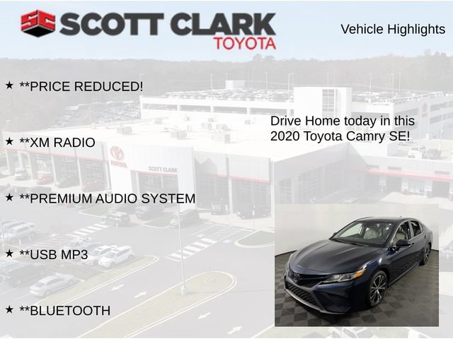 Used 2020 Toyota Camry SE w/ Convenience Package FWD image 8