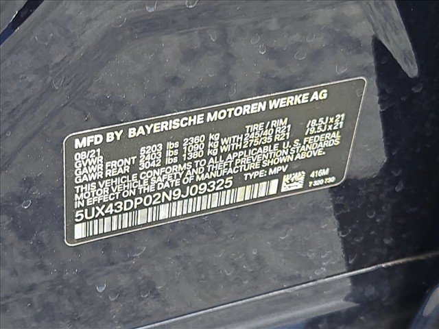 Used 2022 BMW X3 sDrive30i w/ M Sport Package RWD image 22