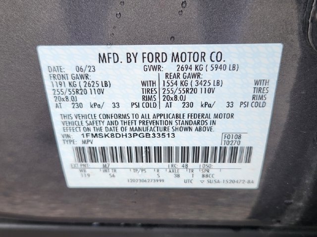 Certified 2023 Ford Explorer XLT w/ Equipment Group 202A AWD/4WD image 27