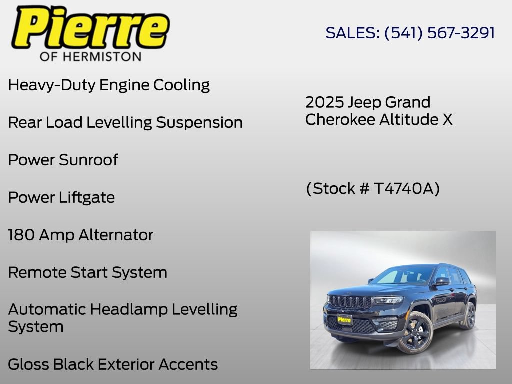 Used 2025 Jeep Grand Cherokee Altitude AWD/4WD image 24