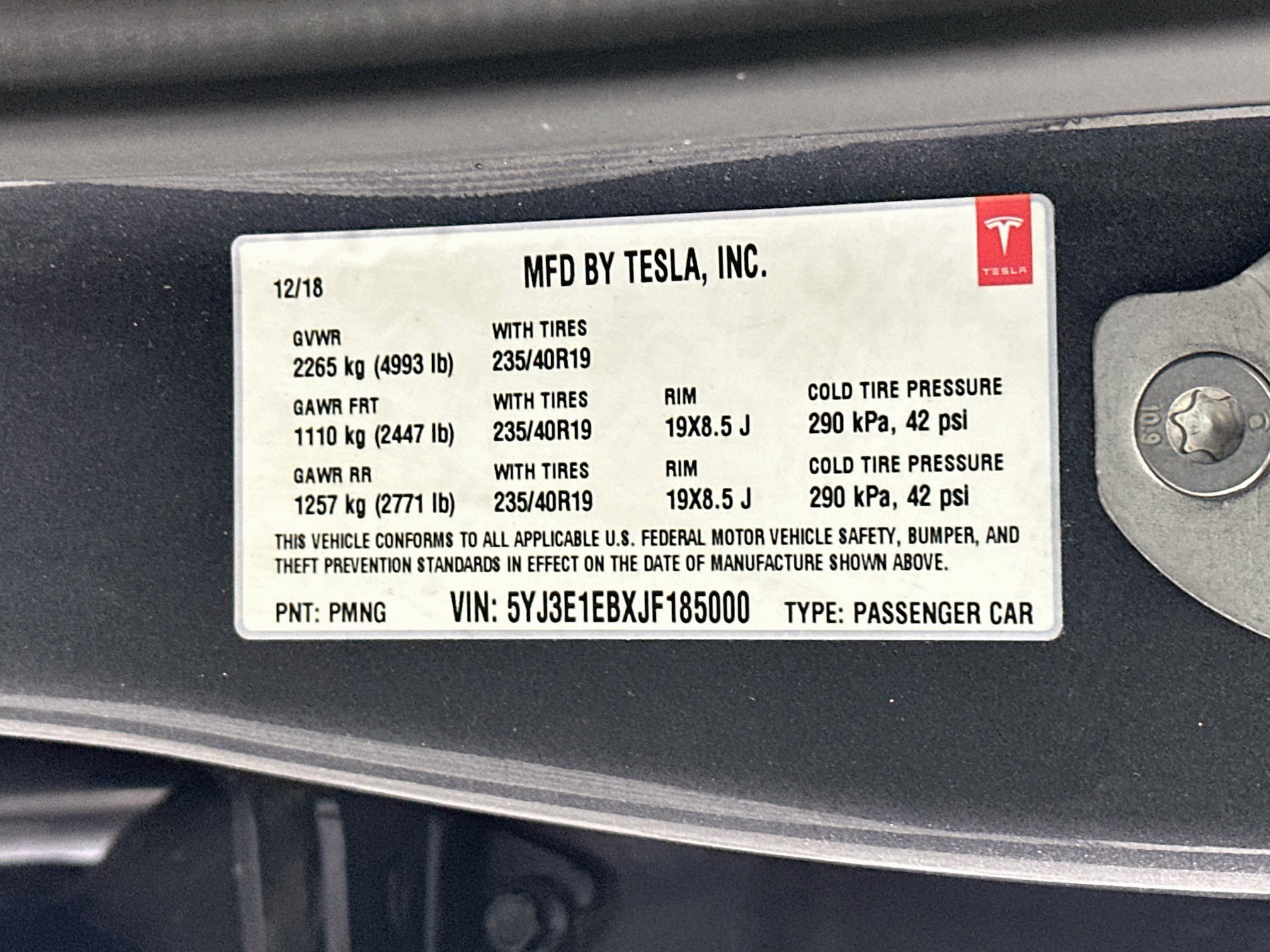Used 2018 Tesla Model 3 Long Range AWD/4WD image 12