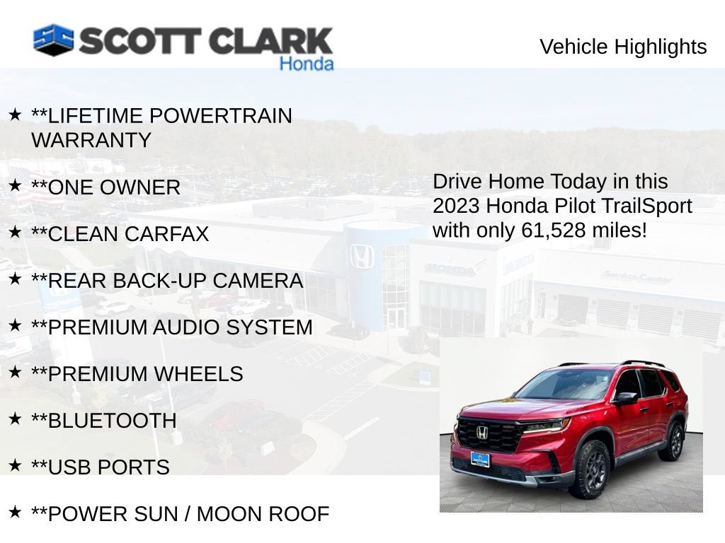 Used 2023 Honda Pilot TrailSport image 11