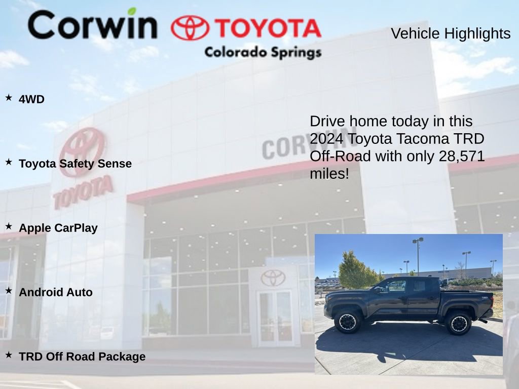 Used 2024 Toyota Tacoma TRD Off-Road AWD/4WD image 6