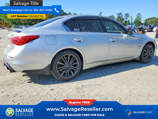 Used 2017 INFINITI Q50 Red Sport 400 AWD/4WD image 4
