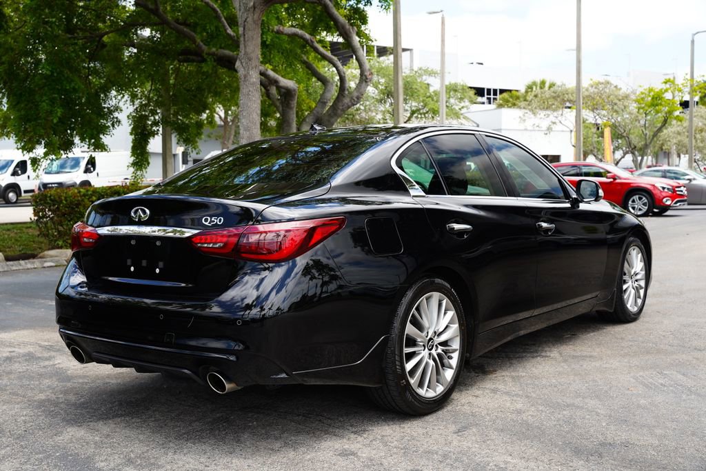 Used 2023 INFINITI Q50 Luxe w/ Cargo Package RWD image 10
