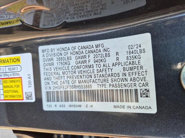 Used 2024 Honda Civic Sport image 21