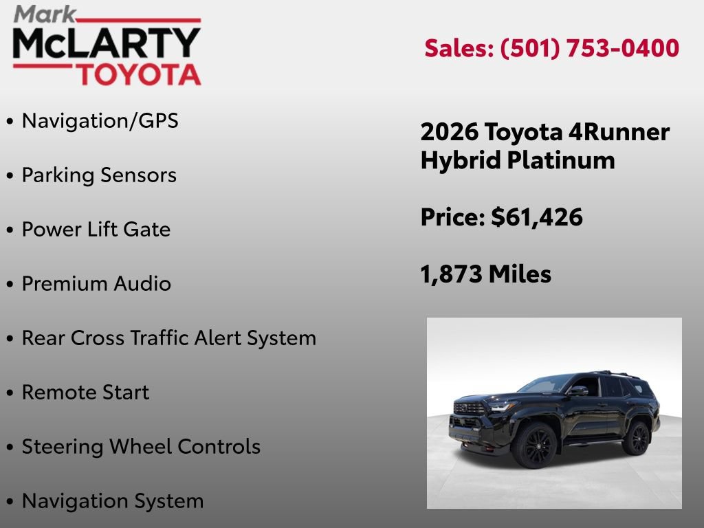 Certified 2026 Toyota 4Runner Platinum AWD/4WD image 23