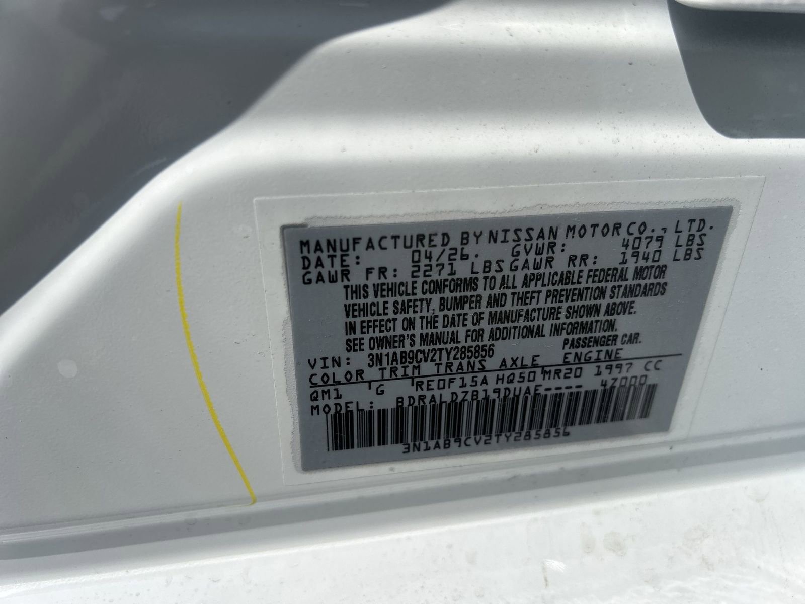 New 2026 Nissan Sentra SV w/ SV Convenience Package FWD image 37