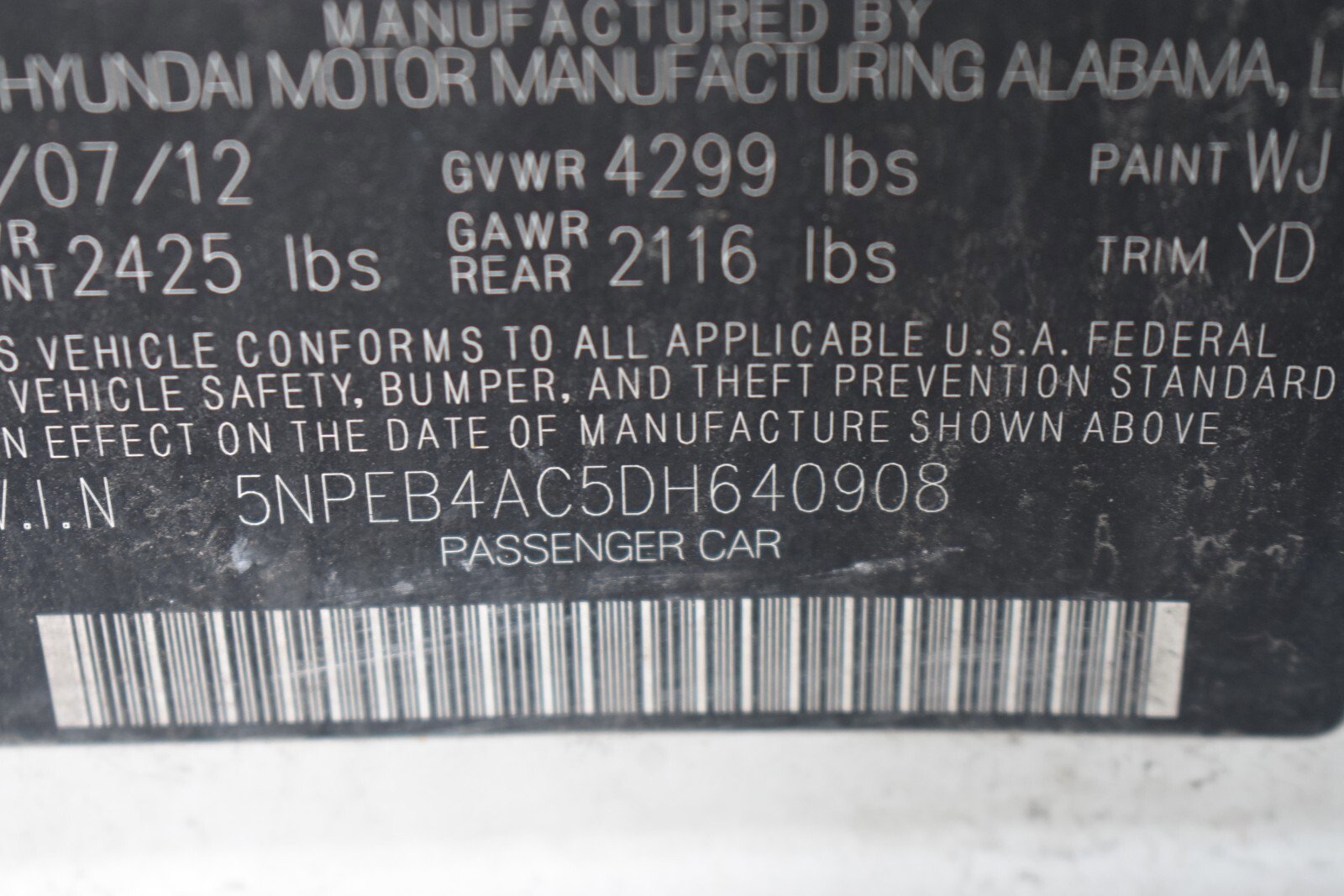 Used 2013 Hyundai Sonata GLS FWD image 14