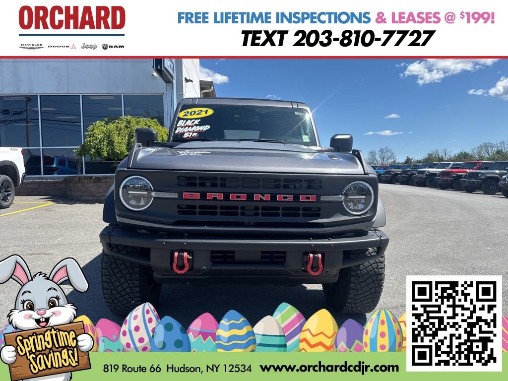 Used 2021 Ford Bronco Black Diamond w/ Sasquatch Package AWD/4WD image 8