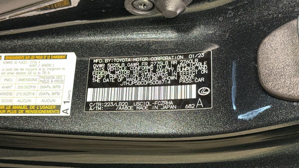 Used 2023 Lexus RC F F w/ Carbon Package image 38