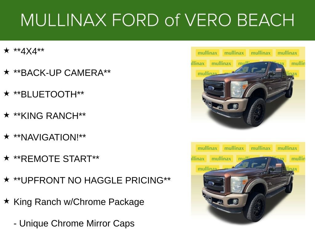 Used 2012 Ford F350 King Ranch w/ King Ranch w/Chrome Pkg AWD/4WD image 6