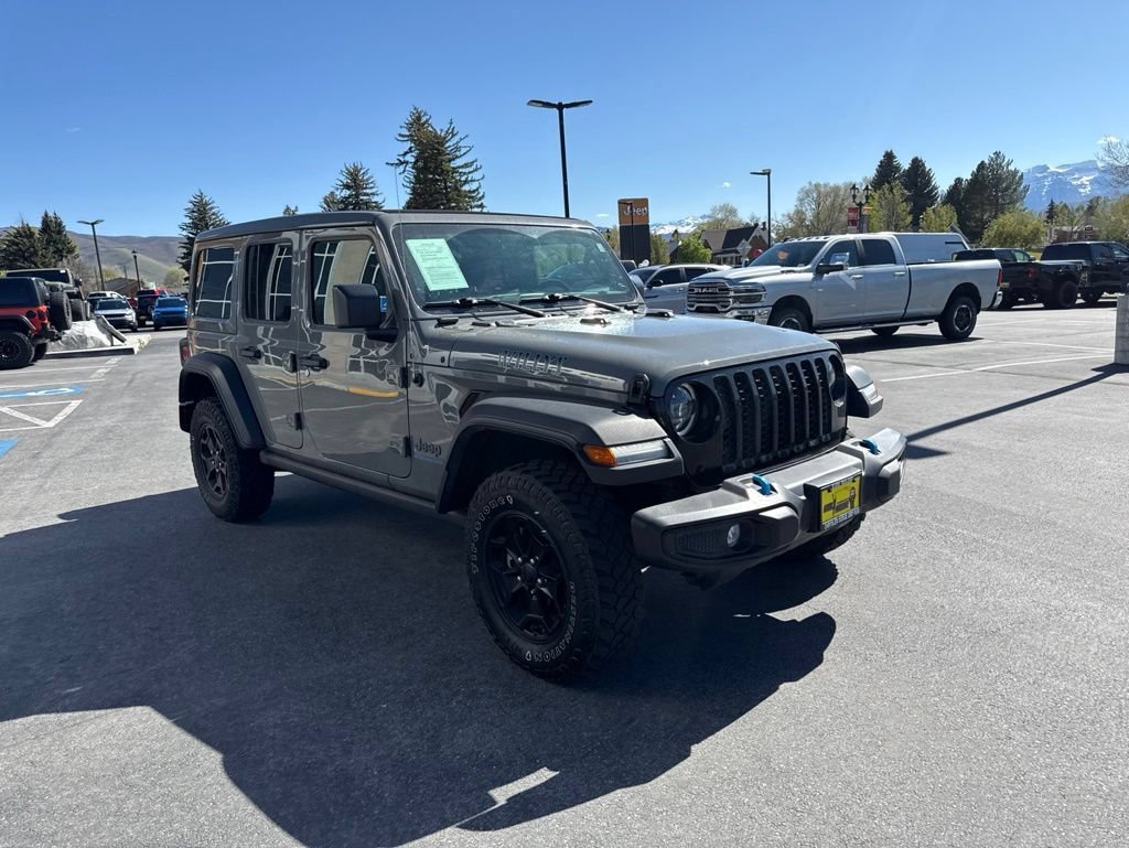 Used 2023 Jeep Wrangler Unlimited w/ Sun & Screen Package AWD/4WD image 3