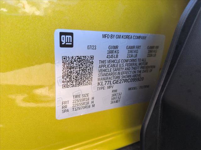 Certified 2024 Chevrolet Trax RS w/ Driver Confidence Package image 30