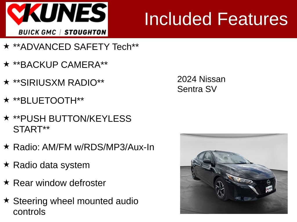 Used 2024 Nissan Sentra SV FWD image 2