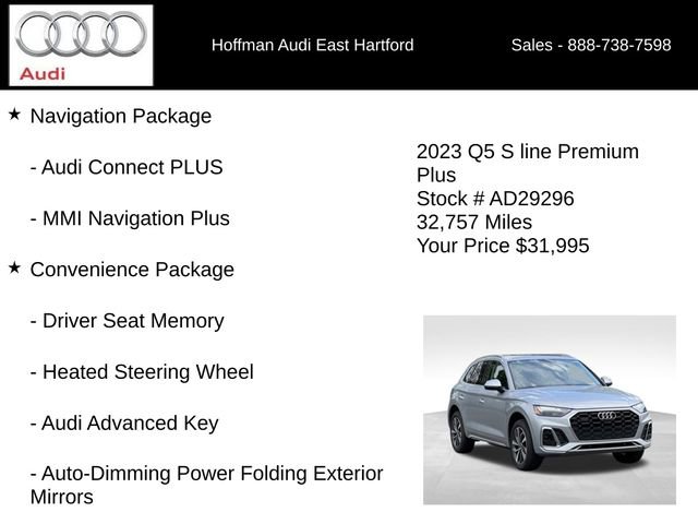 Used 2023 Audi Q5 2.0T Premium Plus w/ Premium Plus Package AWD/4WD image 6