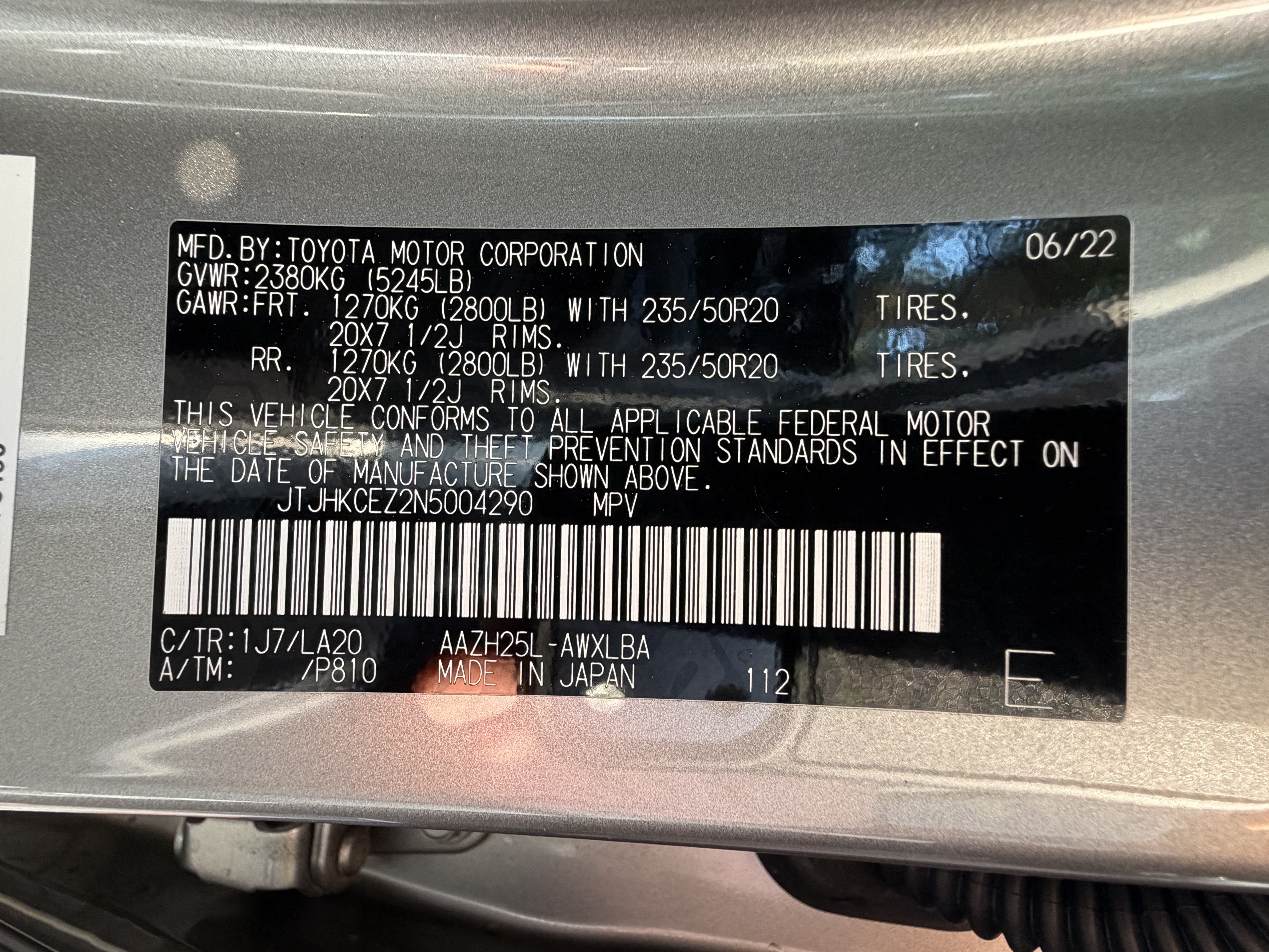 Used 2022 Lexus NX 350h AWD w/ Vision Package image 48