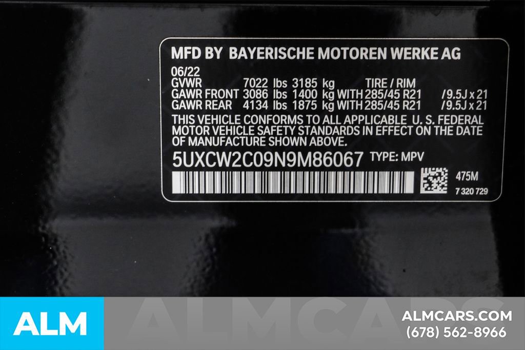 Used 2022 BMW X7 xDrive40i w/ M Sport Package image 66