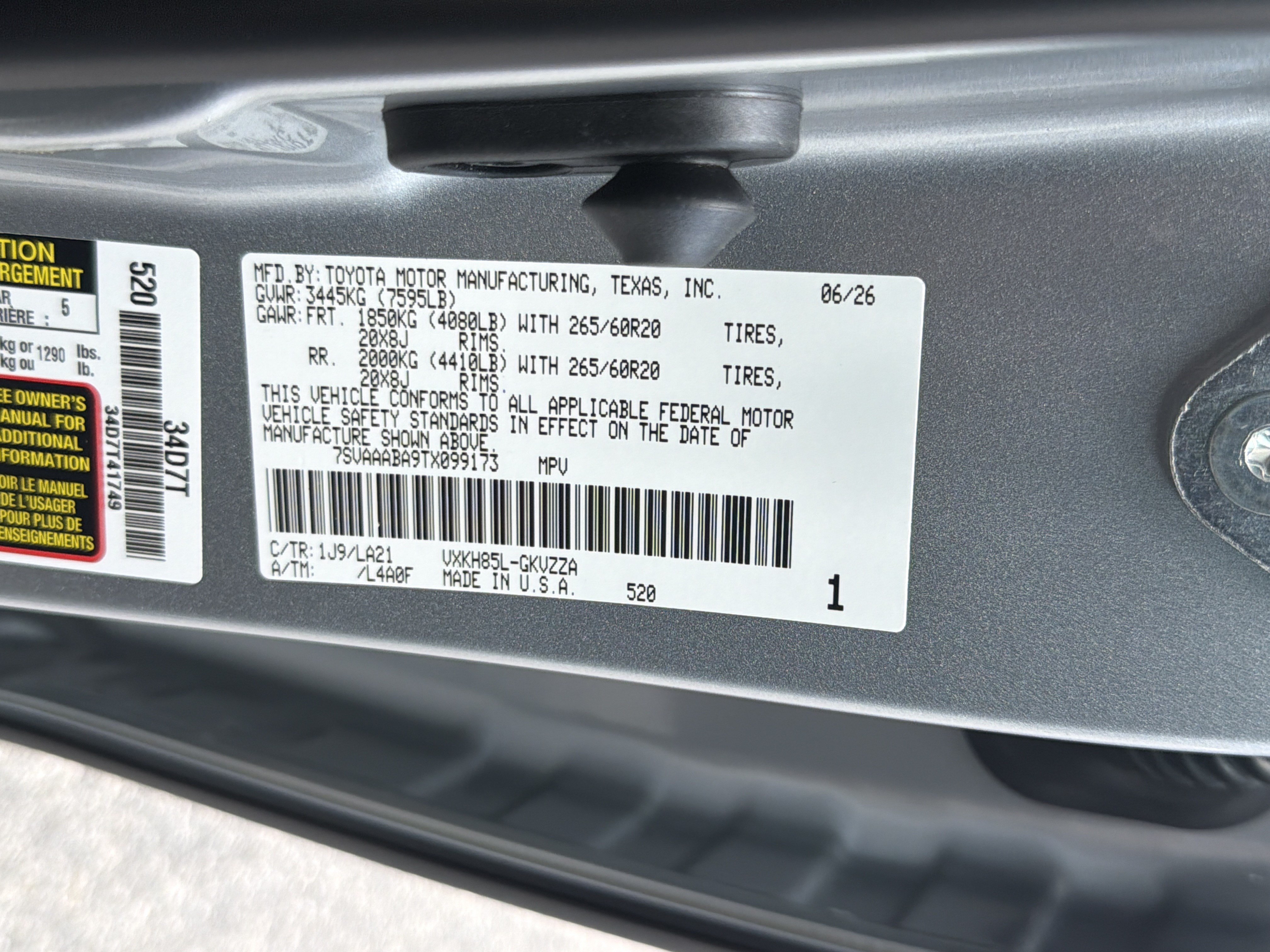 New 2026 Toyota Sequoia Platinum AWD/4WD image 31