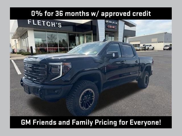 New 2026 GMC Sierra 1500 AT4X w/ LPO, Black Badging Package