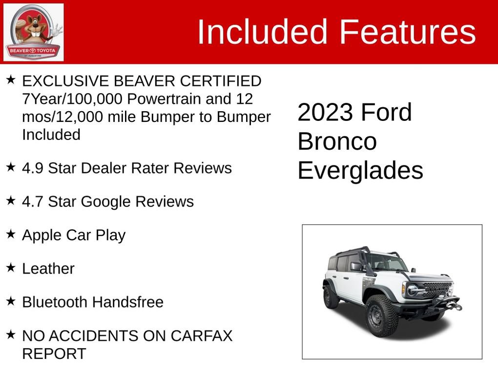 Used 2023 Ford Bronco Everglades image 4