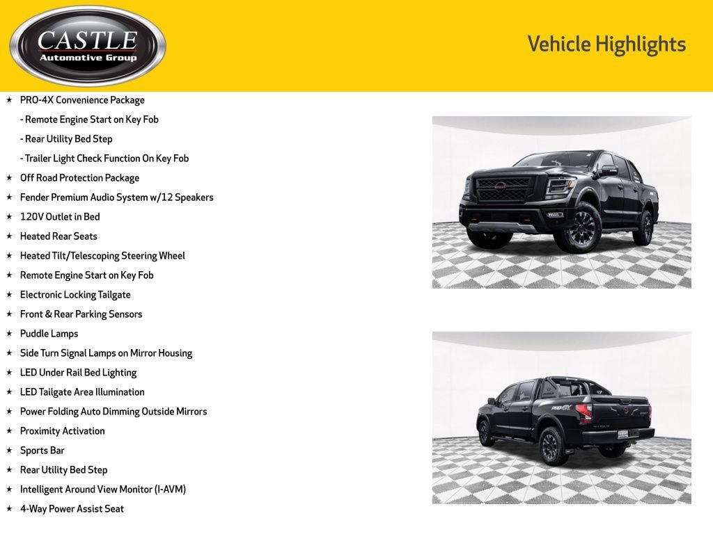 Used 2023 Nissan Titan PRO-4X w/ Pro-4x Convenience Package AWD/4WD image 7