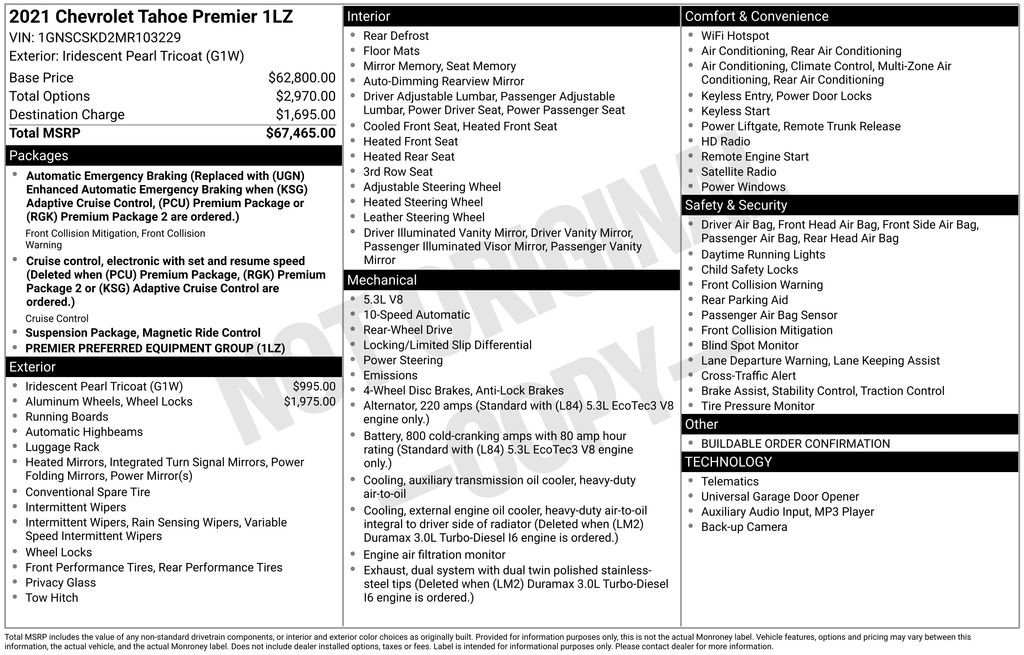 Certified 2021 Chevrolet Tahoe Premier image 9