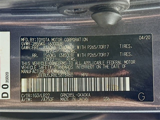 Used 2020 Toyota 4Runner SR5 Premium image 33